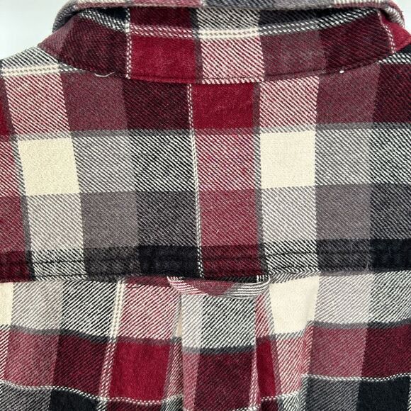 Jachs Men’s Red Plaid 100% Cotton Button Down Shirt Cabincore Size Extra Large - Picture 7 of 10